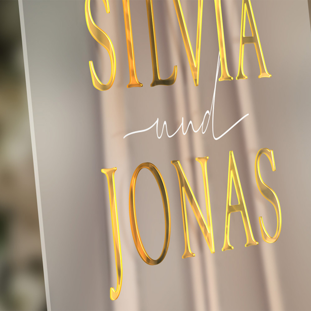 Willkommensschild Stil 2